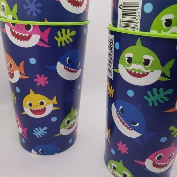 baby shark 12 oz plastic cups shark tumbler - Picture 4 of 5